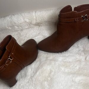 Charter Club Tan Ankle Booties